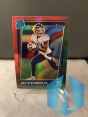 2021 Donruss Optic Dez Fitzpatrick Red Green #P-283 Tennessee Titans